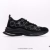 6930e5396e68136f4d9b28fb Gucci Rhyton Vintage Trainer Sneaker, 3D Leather Retro Running Shoes