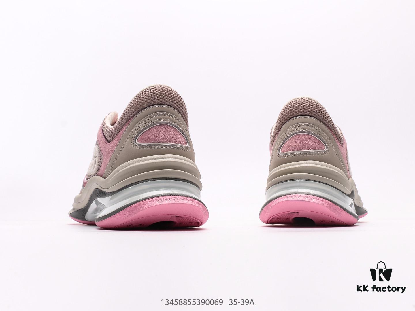 6930e53c6e68136f4d9b28fd Gucci Rhyton Vintage Trainer Sneaker, 3D Leather Retro Dad Shoe