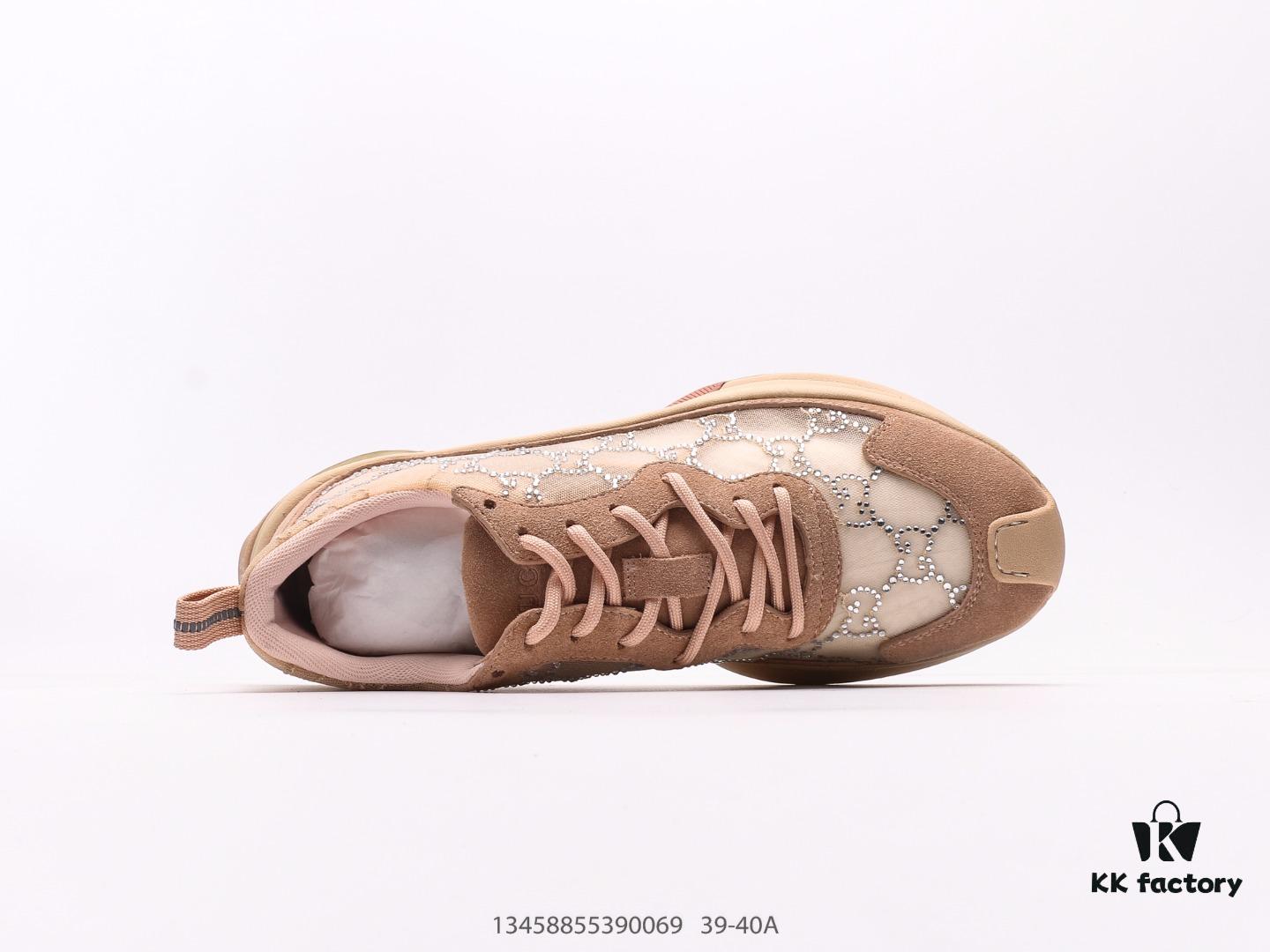6930e53e6e68136f4d9b2901 Gucci Rhyton Vintage Trainer Sneaker, Gucci Dad Shoe 3D Leather Horn-Shaped Retro Running Shoes