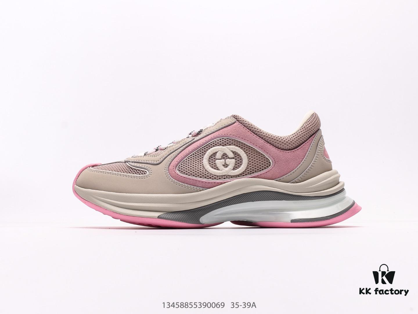 6930e5406e68136f4d9b2906 Gucci Rhyton Vintage Trainer Sneaker, 3D Leather Retro Dad Shoe