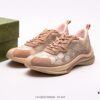 6930e5426e68136f4d9b2909 Gucci Rhyton Vintage Trainer Sneaker, Gucci Dad Shoe 3D Leather Horn-Shaped Retro Running Shoes