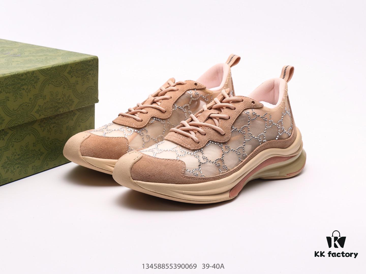 6930e5426e68136f4d9b2909 Gucci Rhyton Vintage Trainer Sneaker, Gucci Dad Shoe 3D Leather Horn-Shaped Retro Running Shoes