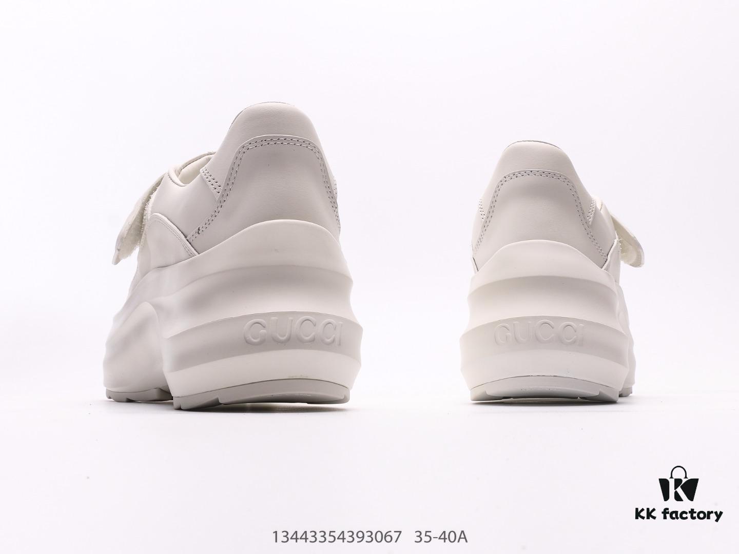 6930e5446e68136f4d9b290e Gucci Rhyton Vintage Trainer Sneaker, 3D Leather Retro Dad Shoe