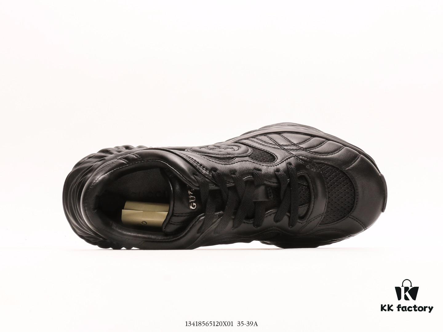 6930e54d6e68136f4d9b291c Gucci Rhyton Vintage Trainer Sneaker, 3D Leather Retro Dad Shoe