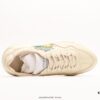 6930e5526e68136f4d9b2925 Gucci Rhyton Vintage Trainer Sneaker, Gucci Dad Shoe 3D Leather Horn-Shape Retro Running Shoe