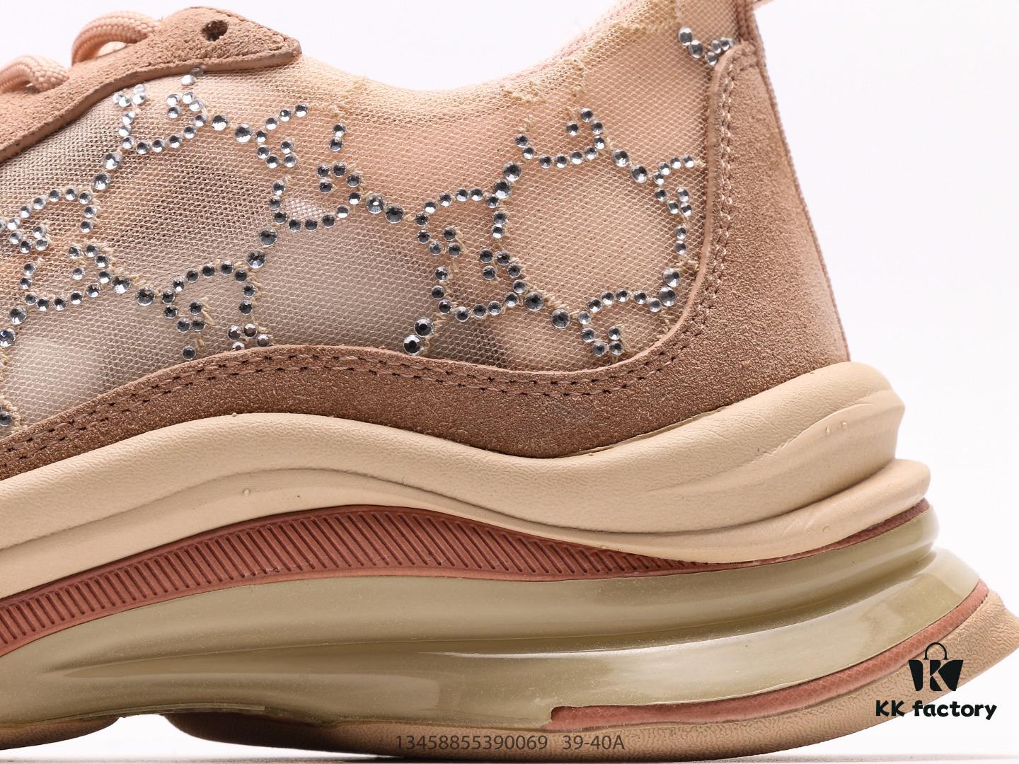 6930e5536e68136f4d9b2928 Gucci Rhyton Vintage Trainer Sneaker, Gucci Dad Shoe 3D Leather Horn-Shaped Retro Running Shoes