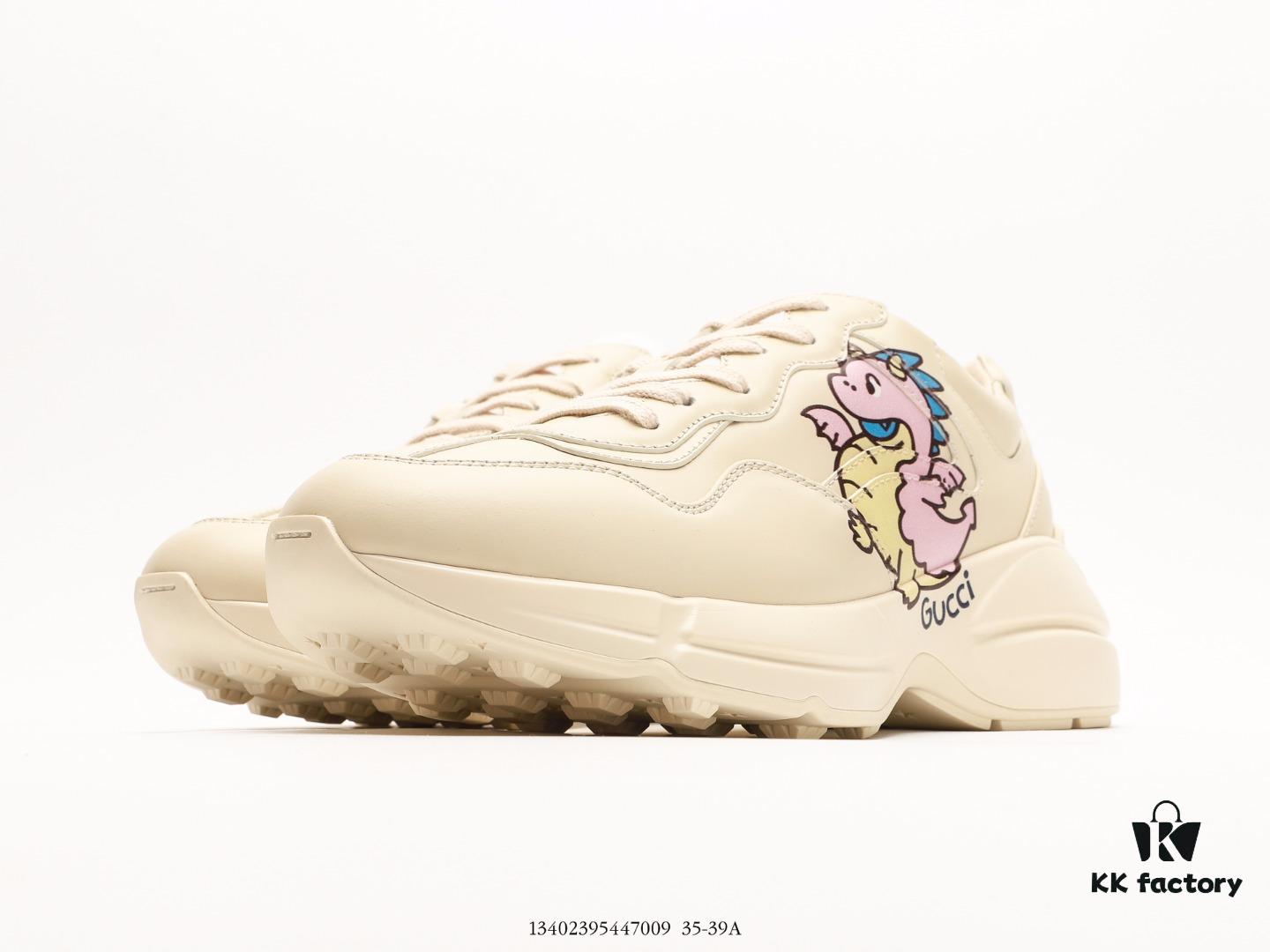 6930e5596e68136f4d9b2932 Gucci Rhyton Vintage Trainer Sneaker, 3D Leather Retro Dad Shoe