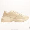 6930e56a6e68136f4d9b2952 Gucci Rhyton Vintage Trainer Sneaker, 3D Leather Horn-Style Retro Running Shoe