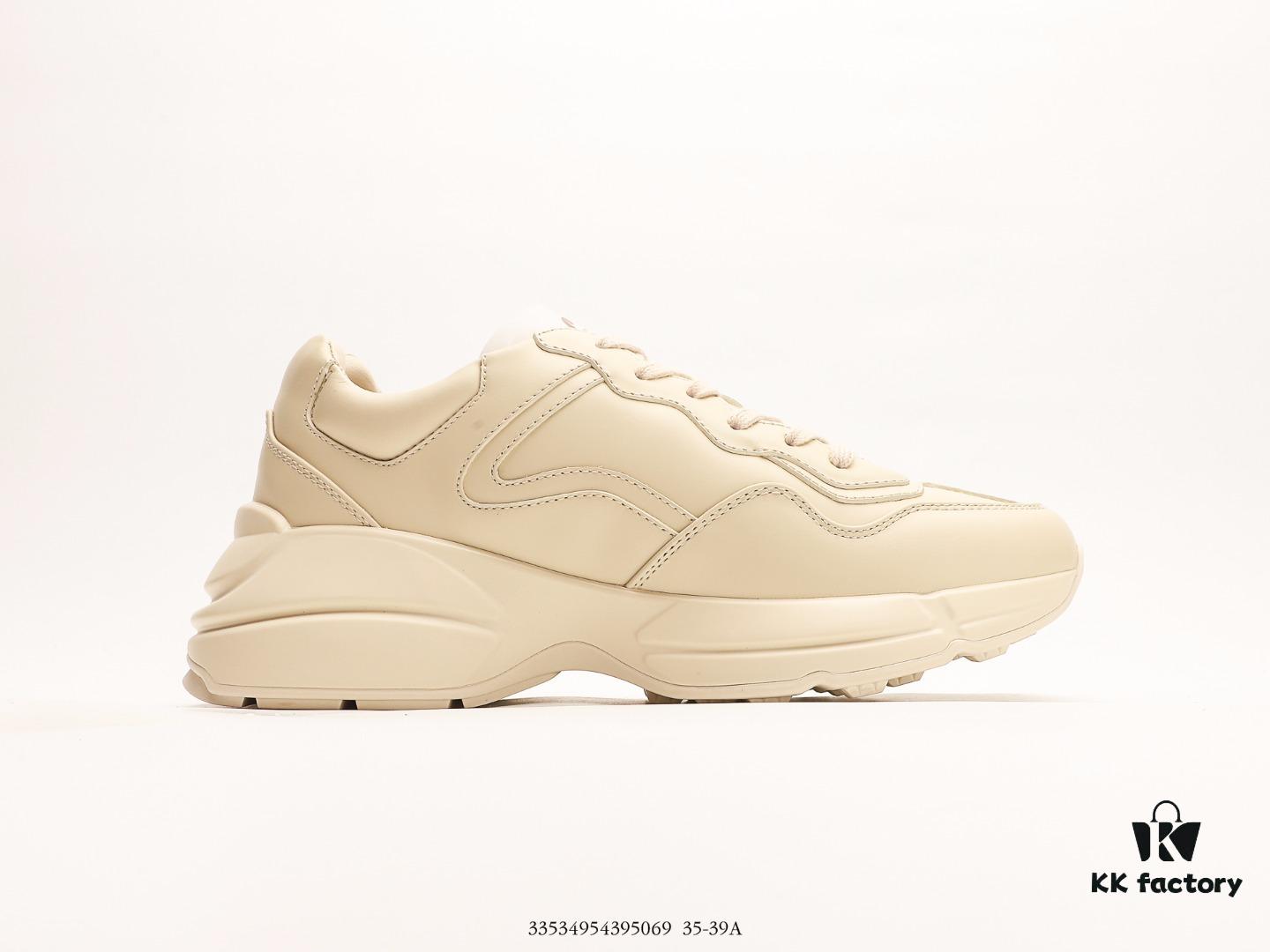 6930e56a6e68136f4d9b2952 Gucci Rhyton Vintage Trainer Sneaker, 3D Leather Horn-Style Retro Running Shoe