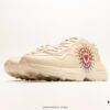 6930e56b6e68136f4d9b2955 Gucci Rhyton Vintage Trainer Sneaker, 3D Leather Horn-Style Retro Running Shoe