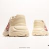 6930e56d6e68136f4d9b2956 Gucci Rhyton Vintage Trainer Sneaker, 3D Leather Horn-Style Retro Running Shoe