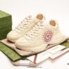 6930e56f6e68136f4d9b295b Gucci Rhyton Vintage Trainer Sneaker, 3D Leather Horn-Style Retro Running Shoe