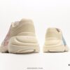 6930e5856e68136f4d9b2983 Gucci Rhyton Vintage Trainer Sneaker, 3D Leather Horn-Shaped Retro Running Shoe