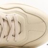 6930e58b6e68136f4d9b298d Gucci Rhyton Vintage Trainer Sneaker, Aged Leather Horn-Style Retro Running Shoe