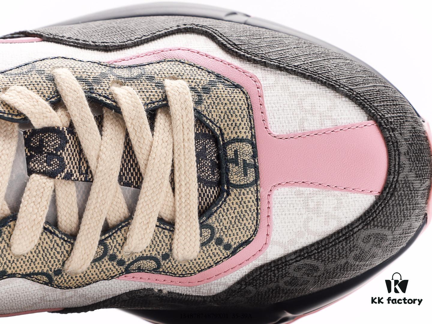 6930e59e6e68136f4d9b29ae Gucci Rhyton Vintage Trainer Sneaker, Distressed Leather Retro Running Shoe, Italian Craftsmanship, Full-Grain Calfskin Exterior, Soft Lambskin Lining, TPU Outsole with Wear-Resistant Foam for Superior Cushioning