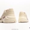 6930e59f6e68136f4d9b29b0 Gucci Rhyton Vintage Trainer Sneaker, Aged Leather Horn-Shape Retro Running Shoe