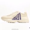 6930e5a26e68136f4d9b29b1 Gucci Rhyton Vintage Trainer Sneaker, Distressed Leather Retro Running Shoes, Italian Handcrafted with Original Last, Full-Grain Calfskin Exterior, Lambskin Lining, TPU Outsole with Wear-Resistant Foam for Superior Cushioning and Durability