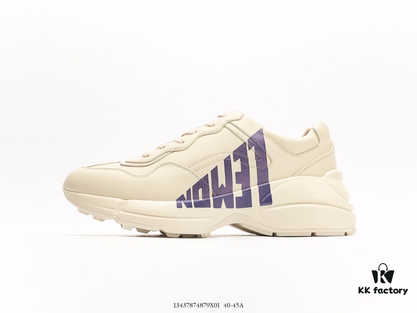 6930e5a26e68136f4d9b29b1 Gucci Rhyton Vintage Trainer Sneaker, Distressed Leather Retro Running Shoes, Italian Handcrafted with Original Last, Full-Grain Calfskin Exterior, Lambskin Lining, TPU Outsole with Wear-Resistant Foam for Superior Cushioning and Durability