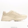 6930e5a36e68136f4d9b29b5 Gucci Rhyton Vintage Trainer Sneaker, Distressed Leather Retro Running Shoes, Italian Handcrafted with Original Last, Full-Grain Calfskin Exterior, Lambskin Lining, TPU Outsole with Wear-Resistant Foam for Superior Cushioning and Durability
