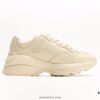 6930e5a86e68136f4d9b29bd Gucci Rhyton Vintage Trainer Sneaker, Distressed Leather Retro Running Shoe, Italian Craftsmanship, Full-Grain Calfskin Upper, Lambskin Lining, TPU and Wear-Resistant Foam Sole