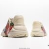 6930e5c86e68136f4d9b29ed Gucci Rhyton Vintage Trainer Sneaker, Distressed Leather Retro Running Shoes, Italian Craftsmanship, Full-Grain Calfskin Exterior, Lambskin Lining, TPU Sole with Wear-Resistant Foam for Shock Absorption