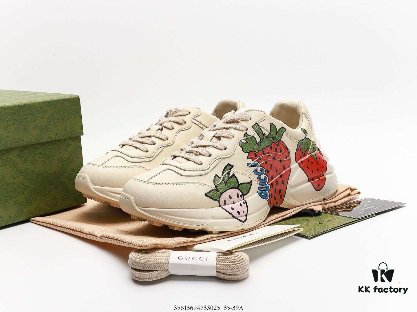 6930e5cc6e68136f4d9b29f3 Gucci Rhyton Vintage Trainer Sneaker, Distressed Leather Retro Running Shoes, Italian Craftsmanship, Full-Grain Calfskin Exterior, Lambskin Lining, TPU Sole with Wear-Resistant Foam for Shock Absorption