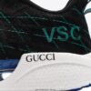 Gucci Distressed Screener Sneaker Classic Retro College Style Athletic Casual Shoes