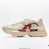 6930e5d66e68136f4d9b2a03 Gucci Rhyton Vintage Trainer Sneaker, Aged Leather Retro Running Shoe, Italian Handcrafted Original Last, Full Grain Calfskin Exterior, Lambskin Lining, TPU Sole with Wear-Resistant Foam for Enhanced Cushioning