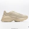 6930e5d76e68136f4d9b2a05 Gucci Rhyton Vintage Trainer Sneaker, Aged Leather Retro Running Shoe, Italian Handcrafted Original Last, Full Grain Calfskin Exterior, Lambskin Lining, TPU Sole with Wear-Resistant Foam for Enhanced Cushioning