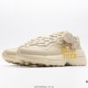 6930e5e26e68136f4d9b2a1c Gucci Rhyton Vintage Trainer Sneaker, Distressed Leather Retro Running Shoe, Italian Handcrafted Original Last, Full-Grain Calfskin Exterior, Lambskin Lining, High-Fidelity Sole Replication with TPU and Wear-Resistant Foam for Shock Absorption