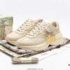 6930e5e56e68136f4d9b2a1f Gucci Rhyton Vintage Trainer Sneaker, Distressed Leather Retro Running Shoe, Italian Handcrafted Original Last, Full-Grain Calfskin Exterior, Lambskin Lining, High-Fidelity Sole Replication with TPU and Wear-Resistant Foam for Shock Absorption