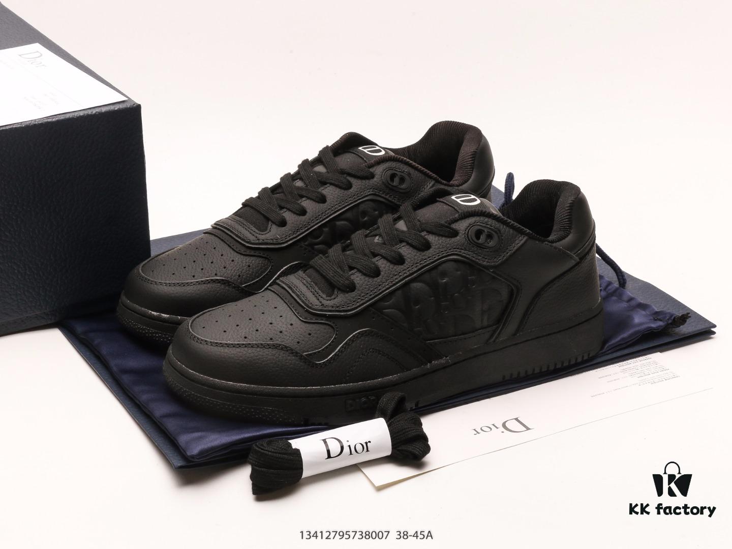 Luxury Brand - Dior B27 Oblique Galaxy High Top Sneakers, Retro Genuine Leather Casual Fashion Low-Cut Athletic Shoes