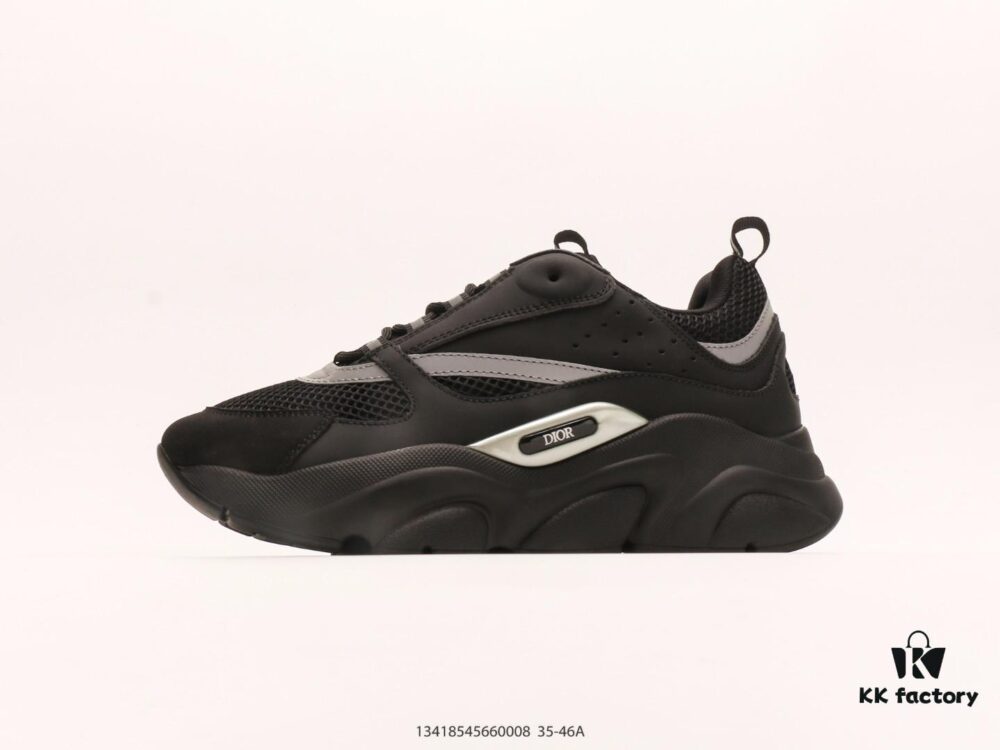 Dior Luxury Brand Highlighting High-End Style Dior Low-Top Sneakers Vintage Versatile Casual Shoes Fashion Running Shoes Thick-Soled Daddy Shoes