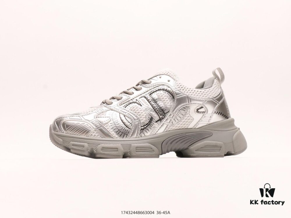Dior Luxury Brand Highlighting Elegance and Sophistication Dior Low-Top Sneakers Retro Versatile Casual Shoes Fashion Running Shoes Thick-Soled Daddy Shoes