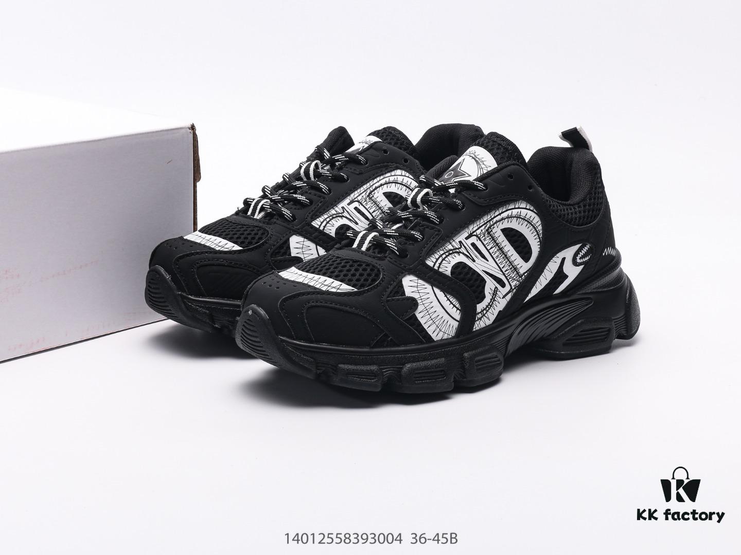 Dior DIOR Chrono Round Toe Lace-Up Athletic Running Shoes, Casual Lifestyle Dad Sneakers