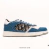 Dior B27 Oblique Galaxy High Top Sneakers, Vintage Genuine Leather Casual Stylish Low-Cut Sneakers