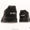 Dior B27 Oblique Galaxy High Top Sneakers, B27 Low-Cut Series Retro Genuine Leather Casual Sports Shoes