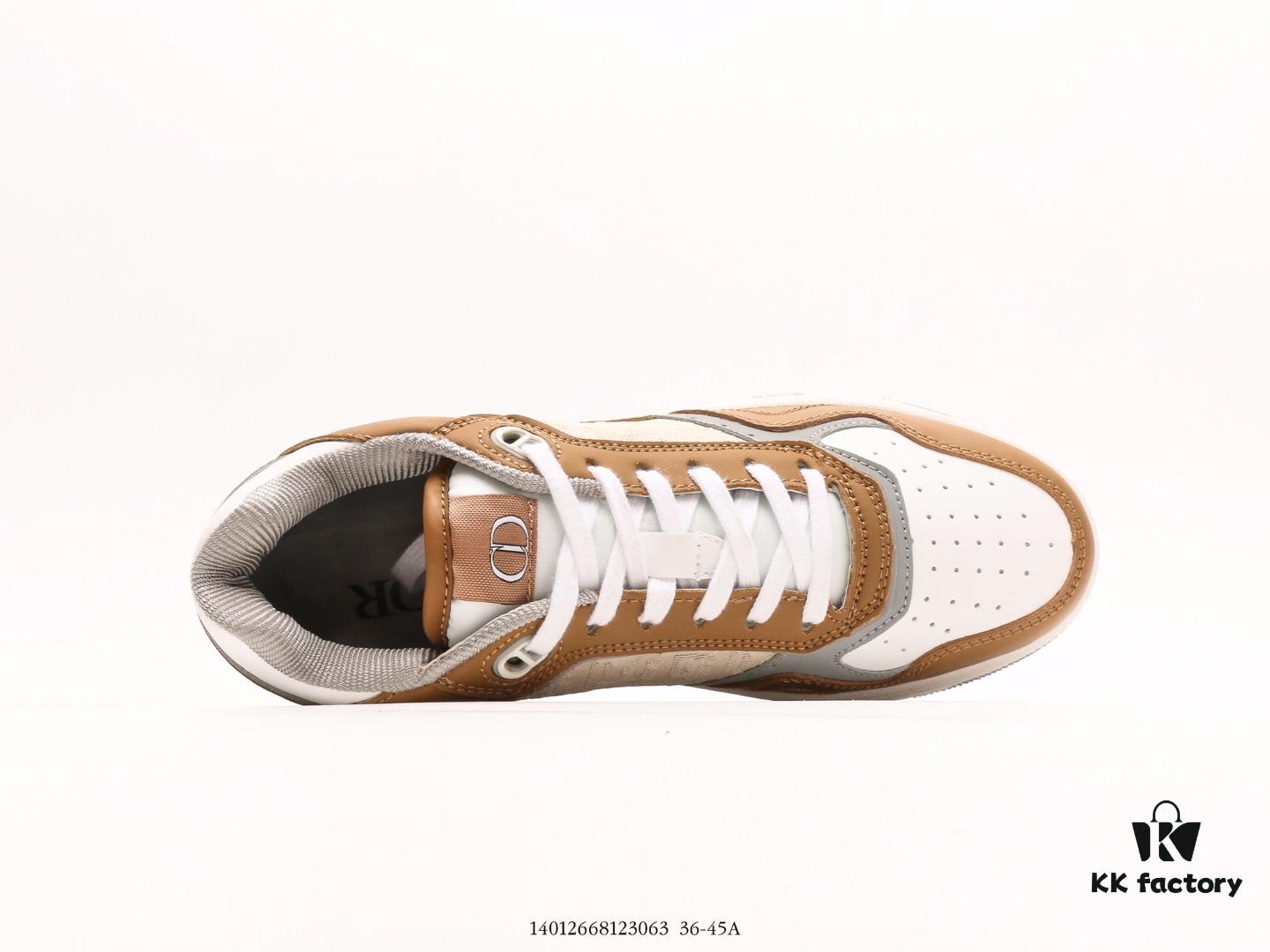 Dior B28 Oblique Galaxy Low Top Sneakers, B28 Low-Cut Series Retro Stylish Athletic Casual Shoes with Embroidered CD Double Image