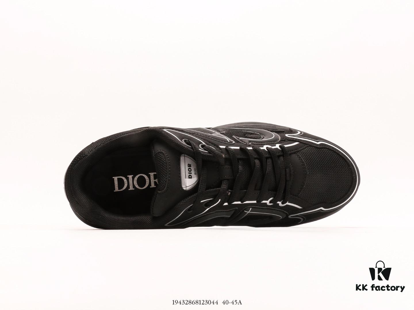 Dior Luxury Brand Showcasing Elegance Dior Low-Top Sneakers Retro Versatile Casual Shoes Fashion Running Shoes Thick-Soled Daddy Shoes