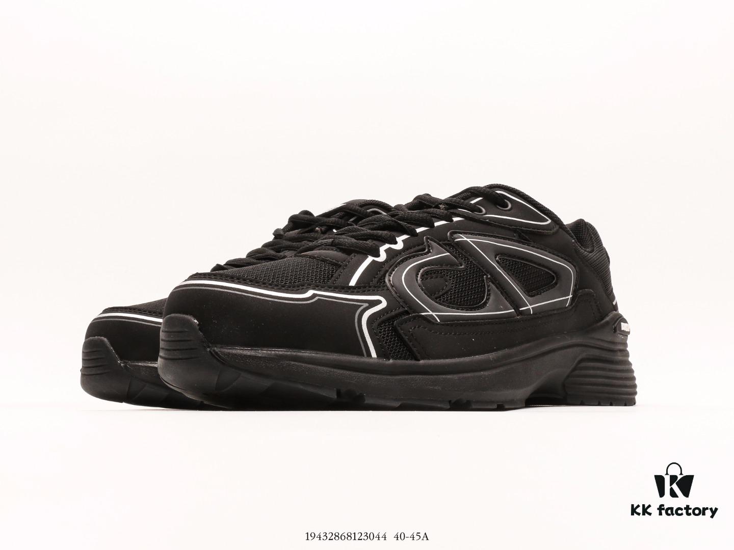 Dior Luxury Brand Showcasing Elegance Dior Low-Top Sneakers Retro Versatile Casual Shoes Fashion Running Shoes Thick-Soled Daddy Shoes