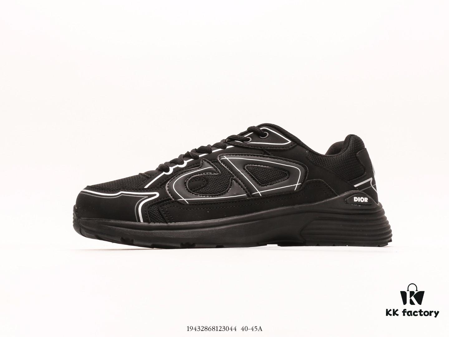 Dior Luxury Brand Showcasing Elegance Dior Low-Top Sneakers Retro Versatile Casual Shoes Fashion Running Shoes Thick-Soled Daddy Shoes