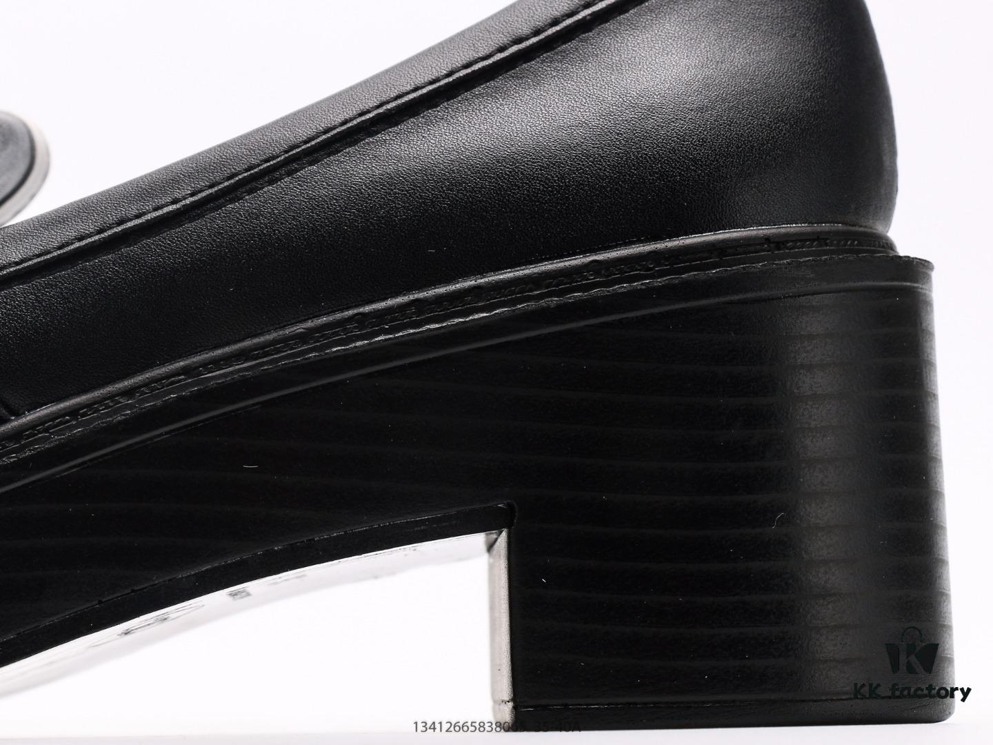 6930e68c6e68136f4d9b2b52 Chanel Business Women's Leather Shoes High Heels Chunky Square Heel Thick Sole Elevating Shoes Trendy Casual Sneakers Classic All-Season Style