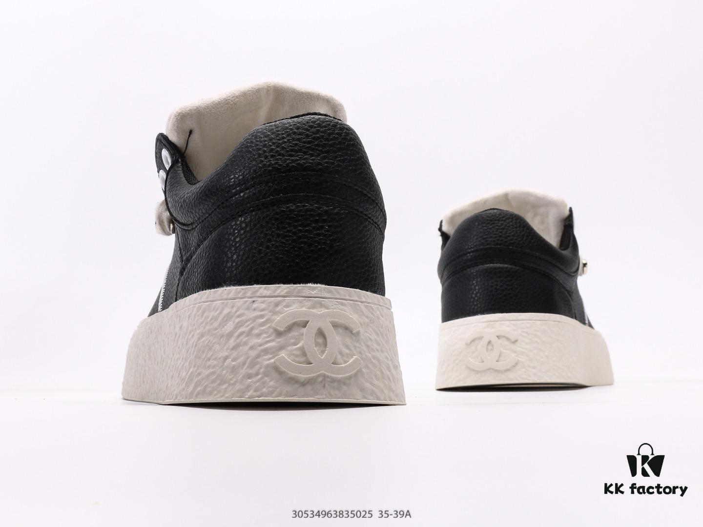6930e6946e68136f4d9b2b62 Chanel Kung Fu Panda Electric Show Style 2024 Autumn/Winter New Authentic Leather Lightweight Versatile Casual Sneakers