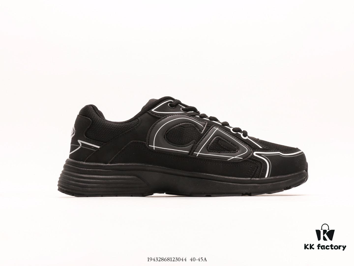 Dior Luxury Brand Showcasing Elegance Dior Low-Top Sneakers Retro Versatile Casual Shoes Fashion Running Shoes Thick-Soled Daddy Shoes