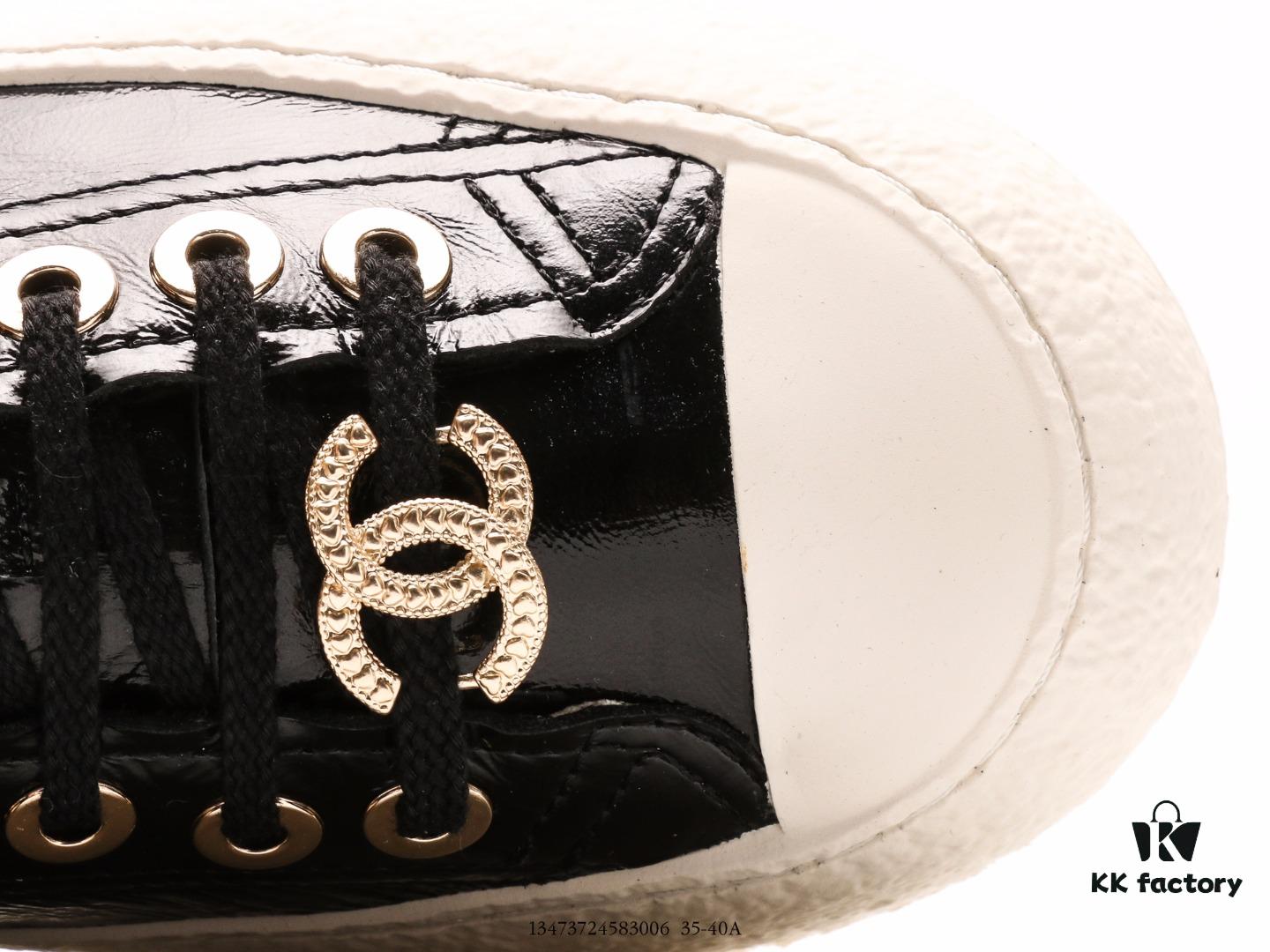 6930e6cd6e68136f4d9b2bbb Chanel x Adidas Collaboration Vintage-Style Lightweight Sneaker, Chanel's Latest Four-Season Ultimate Derivative Thick-Soled Shoe That Elevates Overall Silhouette and Enhances Style