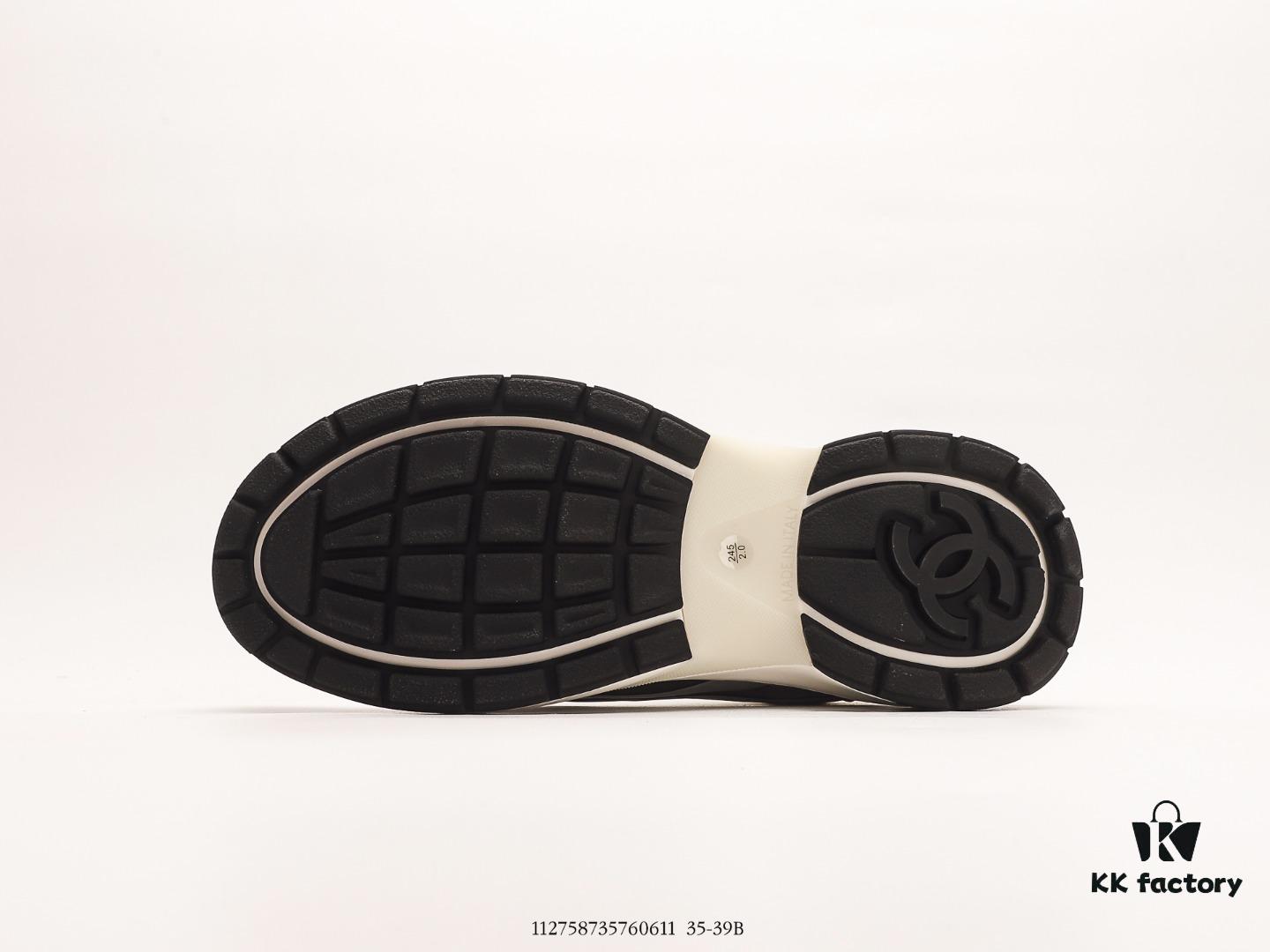 6930e6e66e68136f4d9b2be4 Chanel 2023 Logo Sneakers, Kruus Lightweight Retro Daddy Shoes, Futuristic Metallic Style, Original Mold Design with Strong Texture and Tight Lines, 3.5cm Thick Sole