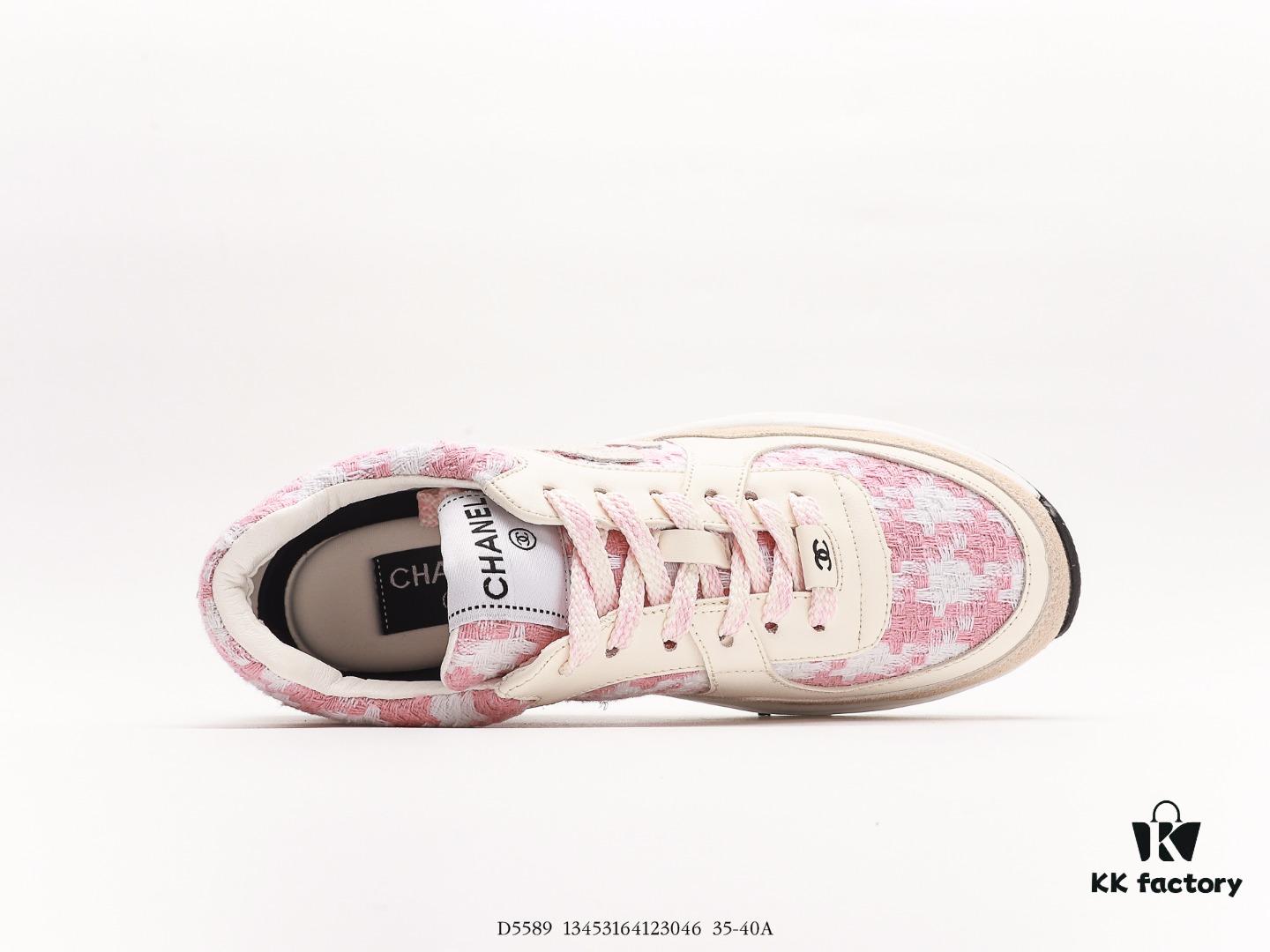 6930e6f96e68136f4d9b2c05 Chanel 2023 Logo Sneakers, Kruus Lightweight Retro Dad Shoes, Futuristic Metallic Style, Original Mold Design with Enhanced Texture and Refined Silhouette