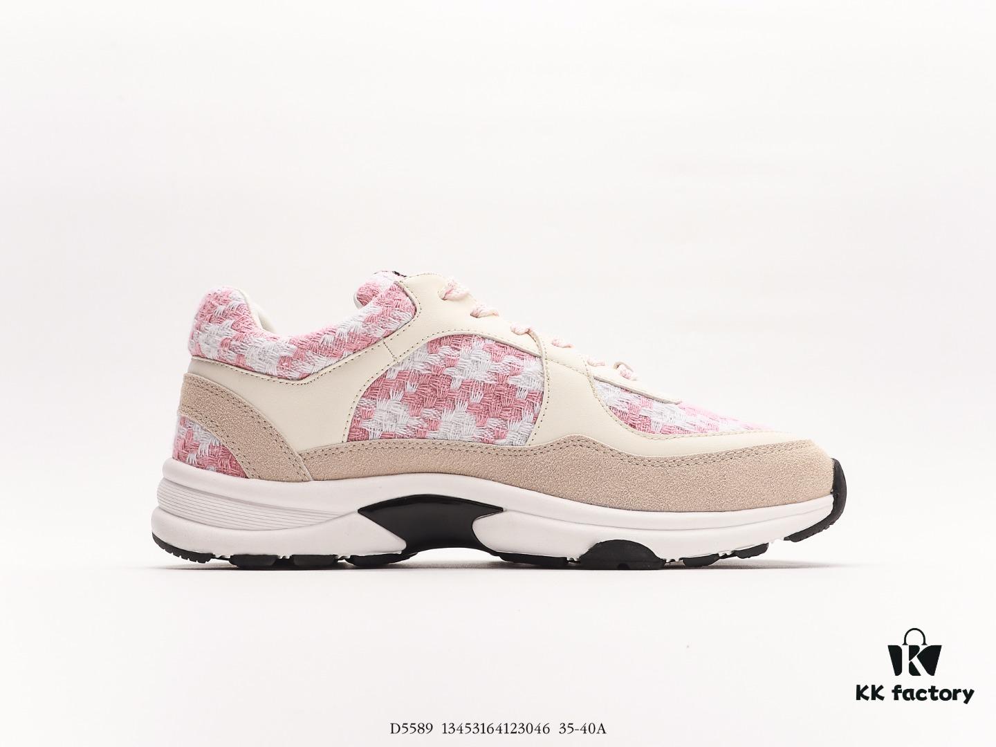 6930e6f96e68136f4d9b2c06 Chanel 2023 Logo Sneakers, Kruus Lightweight Retro Dad Shoes, Futuristic Metallic Style, Original Mold Design with Enhanced Texture and Refined Silhouette