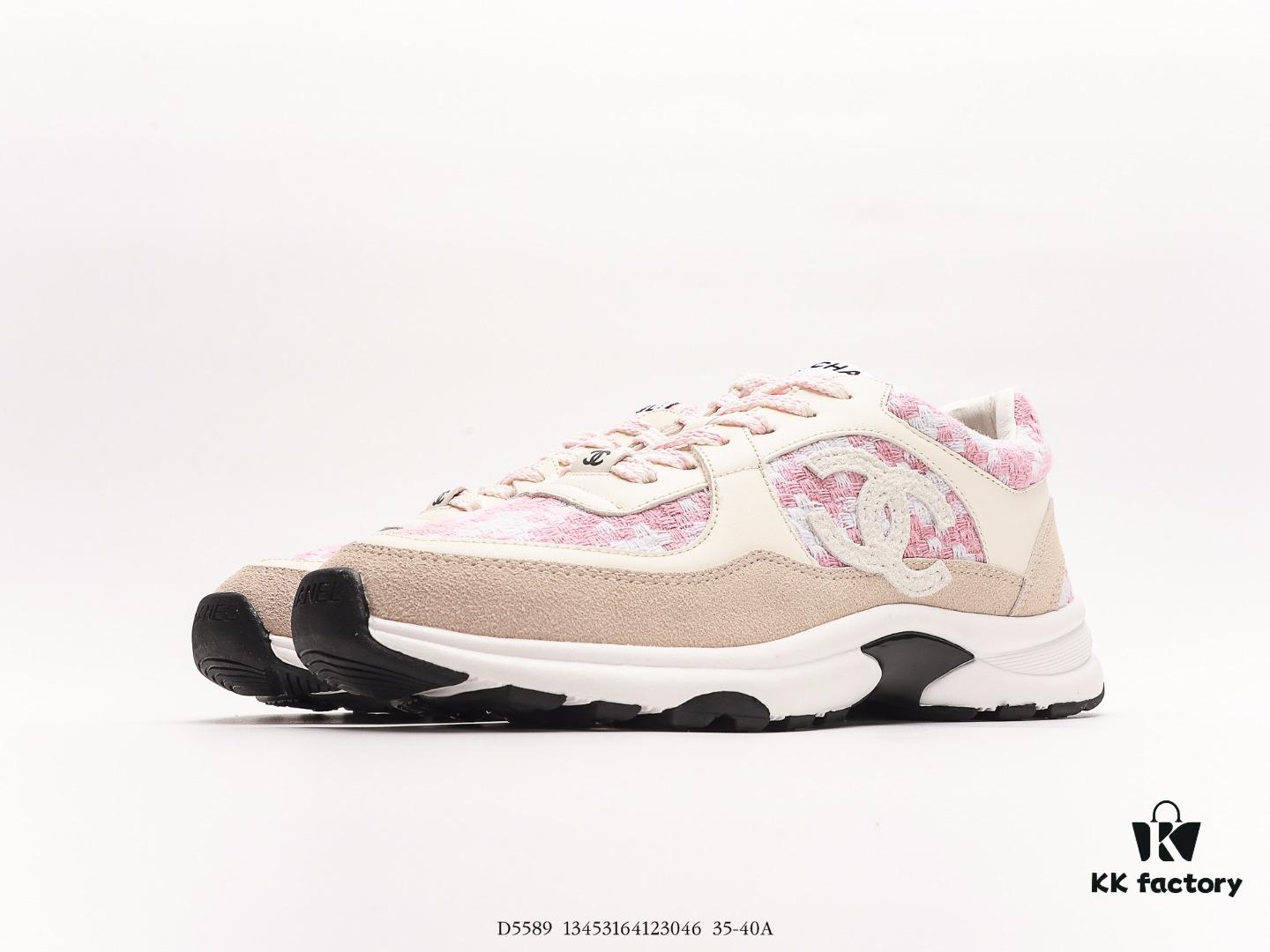 6930e6f96e68136f4d9b2c08 Chanel 2023 Logo Sneakers, Kruus Lightweight Retro Dad Shoes, Futuristic Metallic Style, Original Mold Design with Enhanced Texture and Refined Silhouette