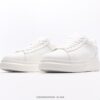 ThomWills Men's Genuine Leather White Shoes, Hidden Height Increasing Thick Sole Casual Skate Shoes (Model: G931), Same Style as Lei's